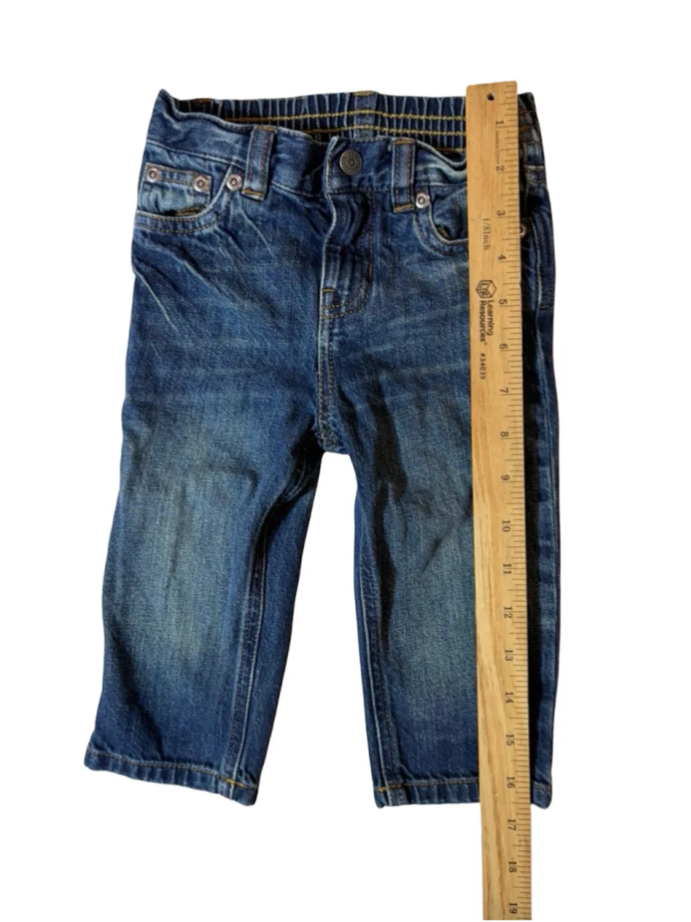 Vintage Polo Ralph Lauren Baby Jeans 12M Y2K Denim Straight Leg Prep